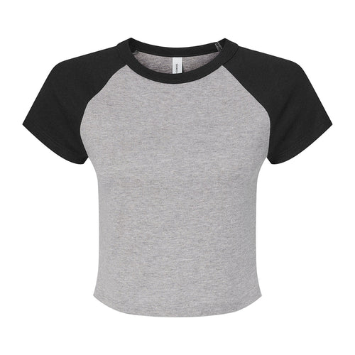 Ladies' Micro Ribbed Raglan Baby T-Shirt