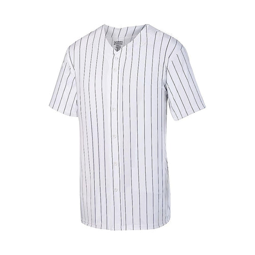 Unisex Pinstripe Full Button Baseball Jersey