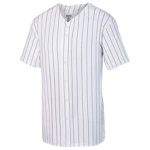 Unisex Pinstripe Full Button Baseball Jersey