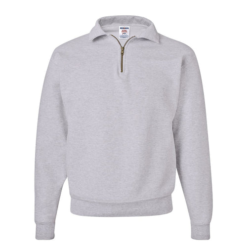 Quarter-Zip Cadet Collar Sweatshirt