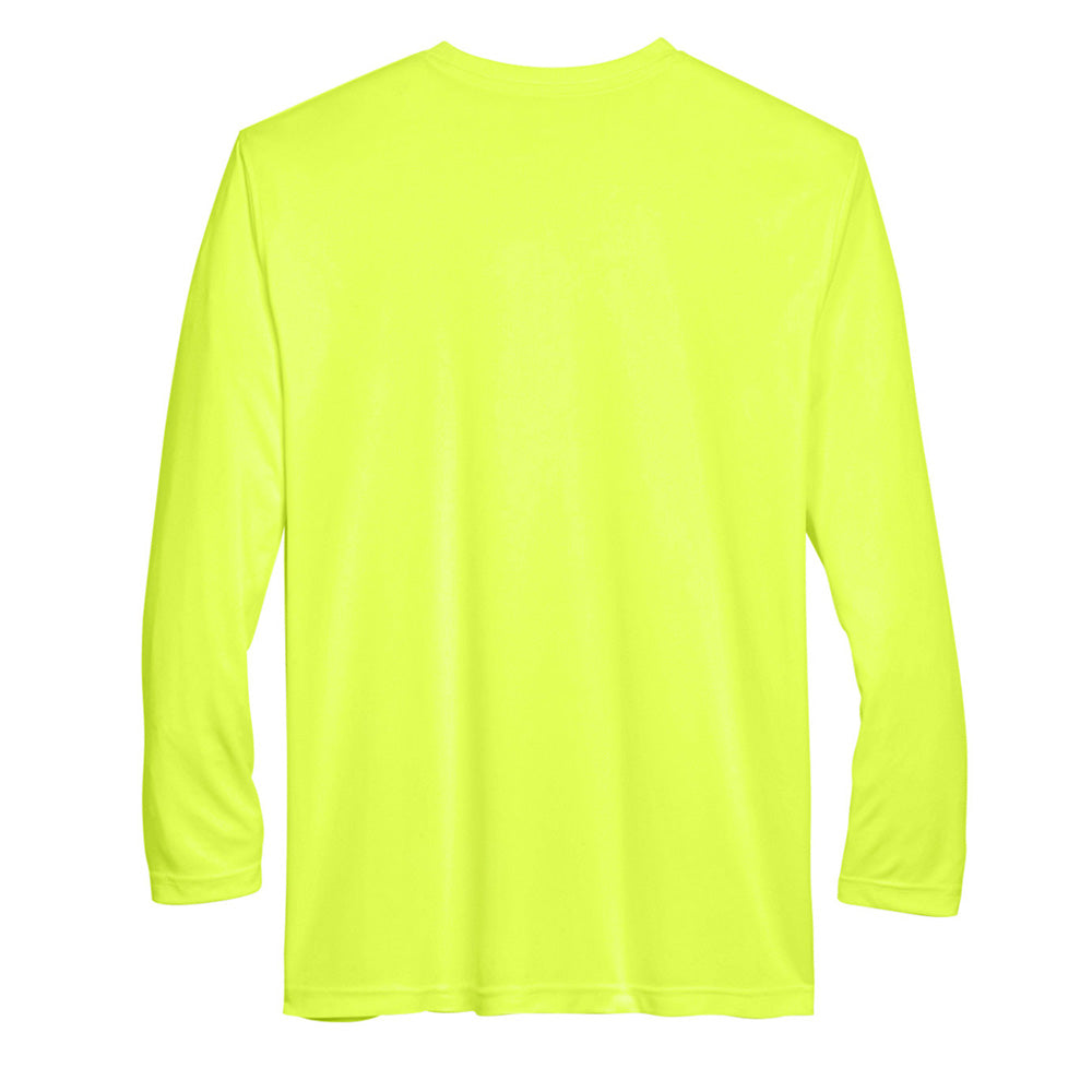 UltraClub Adult Cool & Dry Sport Long-Sleeve Performance Interlock T-Shirt