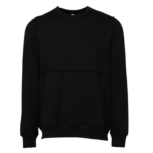 Fast Fashion Unisex Raw Seam Crewneck Sweatshirt