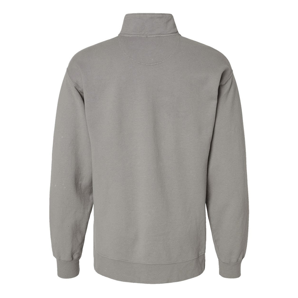 Garment-Dyed Quarter-Zip Sweatshirt