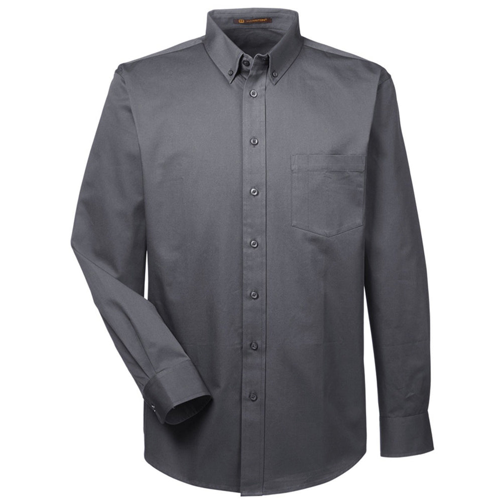 Men's Foundation 100% Cotton Long-Sleeve Twill Shirt with Teflon™