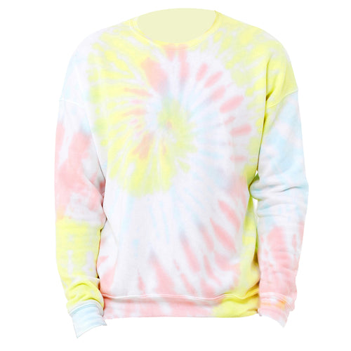 Unisex Tie Dye Pullover Sweatshirt