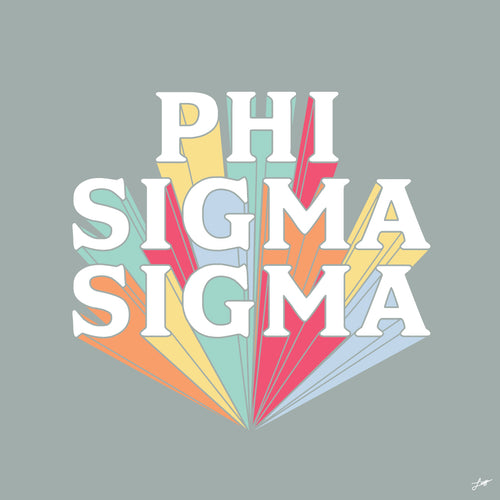Phi Sigma Sigma Word Art