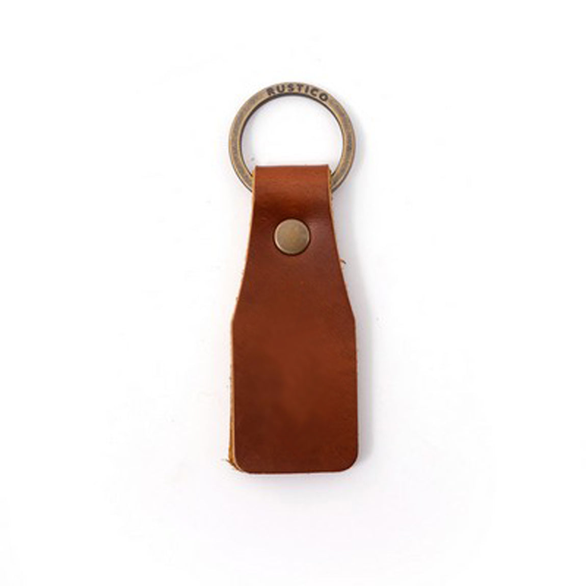 Leather Tag Keychain
