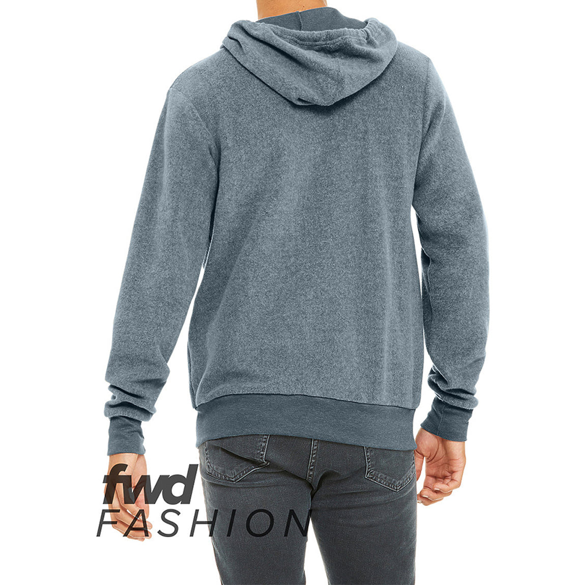FWD Fashion Sueded Fleece Full-Zip Hoodie