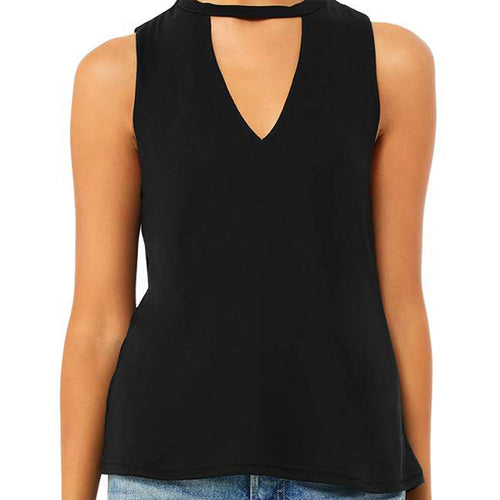 Women's Flowy Cut-Neck Tank