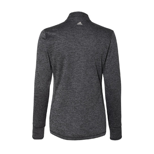 Women's Brushed Terry Heathered Quarter-Zip Pullover