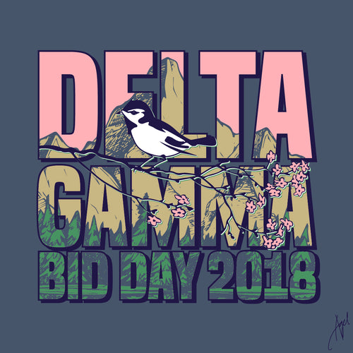 Delta Gamma Outdoors Art