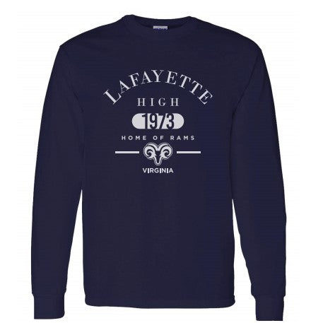 Lafayette Rams EST. 1973 Long Sleeve T-Shirt (Listing ID: 6558675468357)
