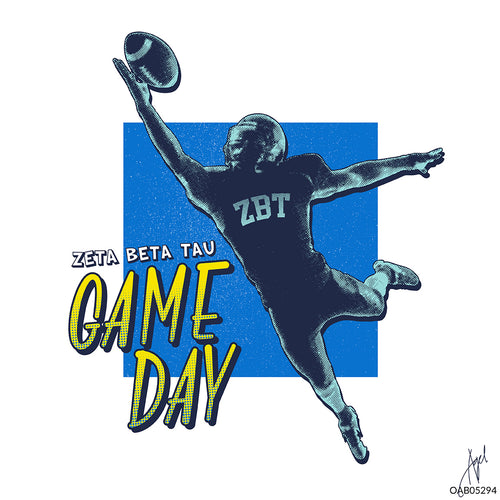 ZBT Game Day Halftone Art