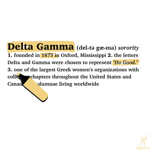 Delta Gamma Definition Art