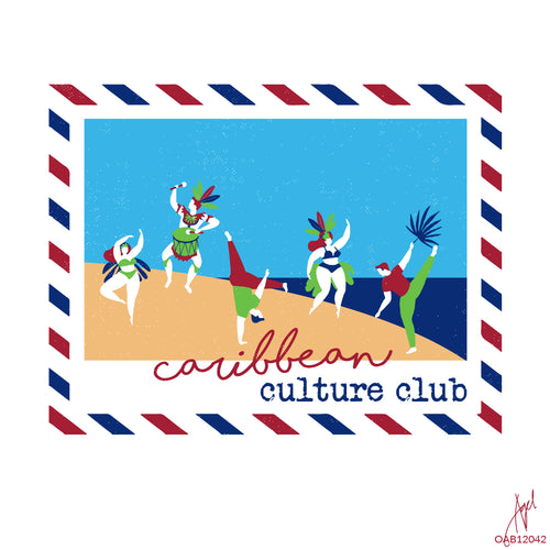 Caribbean Culture Club Postcard Art