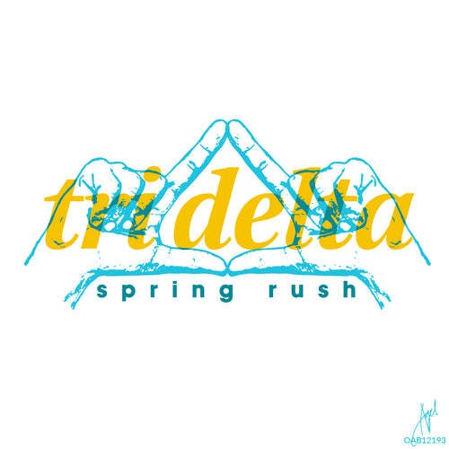 Tri Delta Hand Sign Art