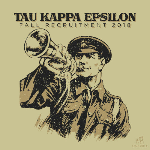 TKE Army Fall Recruitment Art