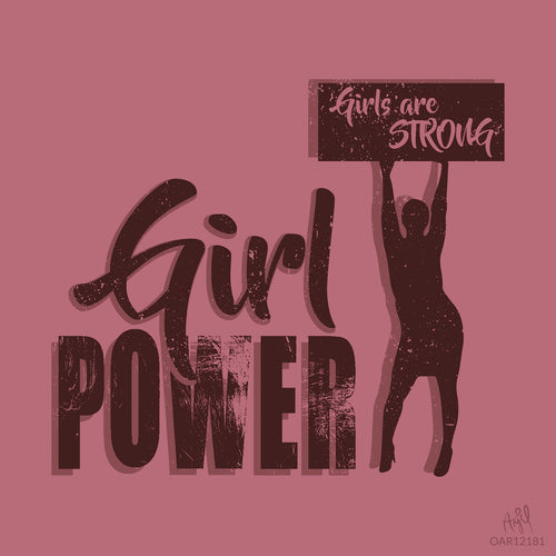 Girl Power Girls are Strong Art