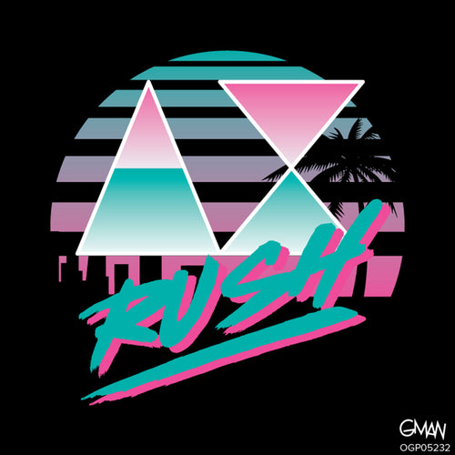 Delta Chi Retro Rush Art