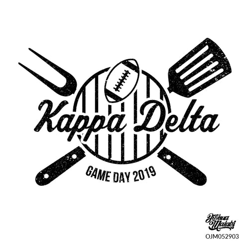 Kappa Delta Gameday Grill Art