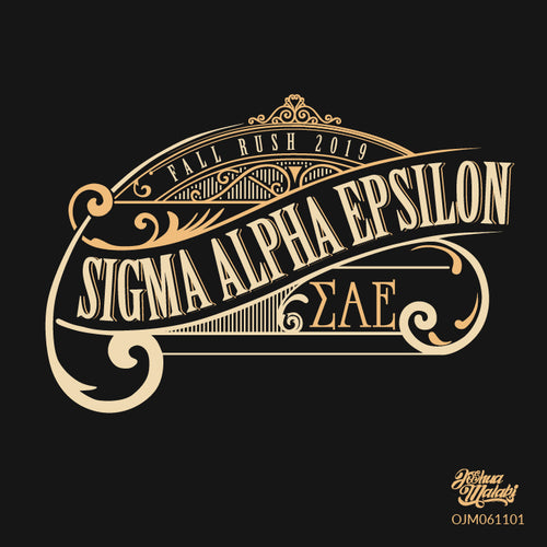 Sigma Alpha Epsilon Classic Preppy Art