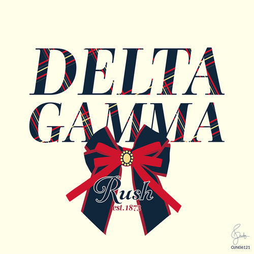 Delta Gamma Ribbon Art