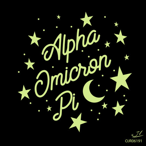 AOPi Moon & Stars Art