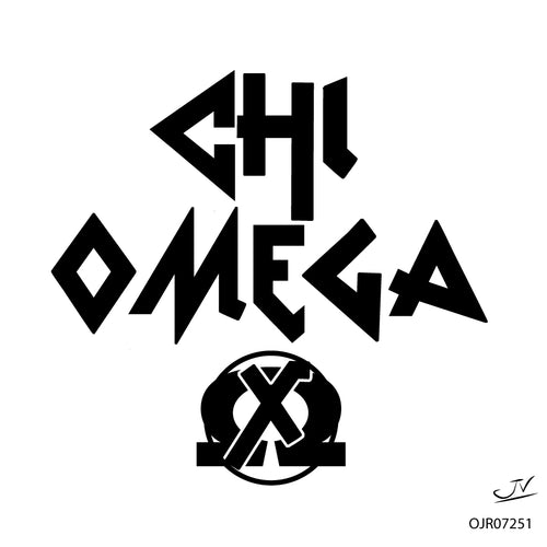 Chi Omega Streetwear Art