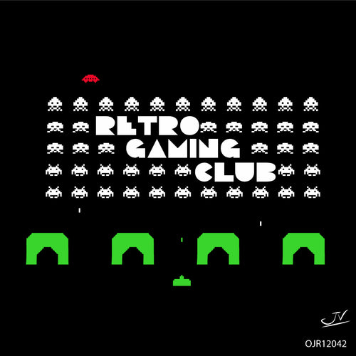 Retro Gaming Club Space Invaders Art