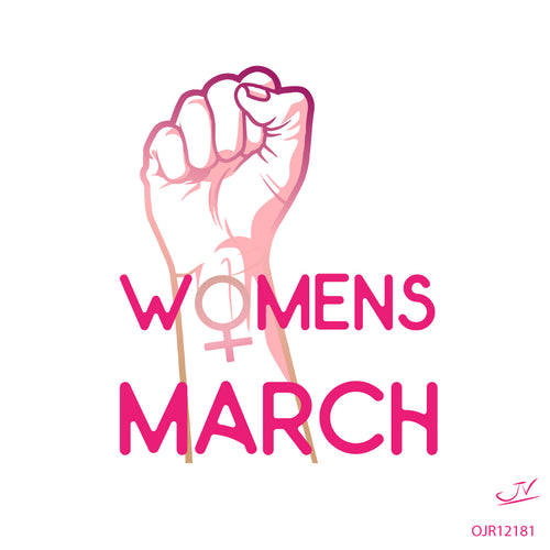 Women's March Arms w/ Venus Symbol Art