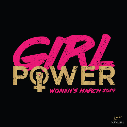 Women's March Girl Power Art