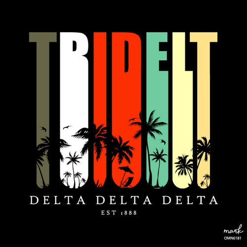 Tri Delta Palm Trees PR Art