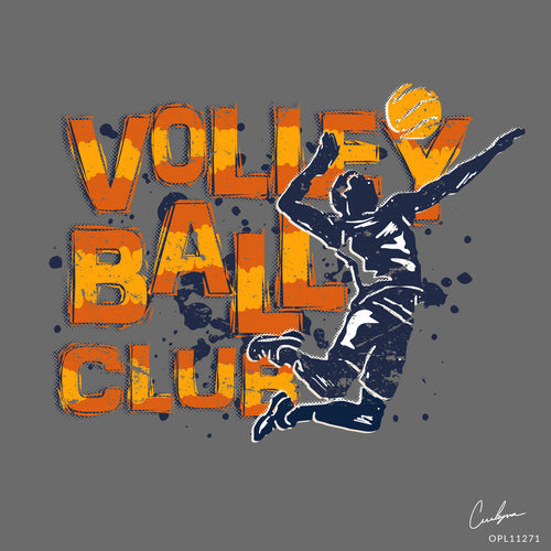 Volleyball Club Spike Art