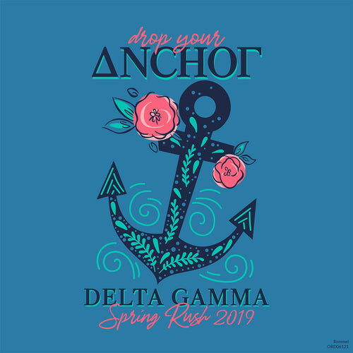 Delta Gamma Drop Your Anchor Art