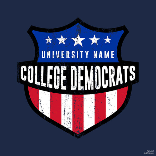 College Democrats Shield Art