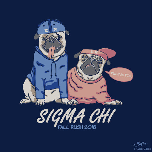 Sigma Chi Pugtastic Art