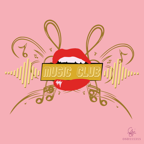 Music Club Lips Art