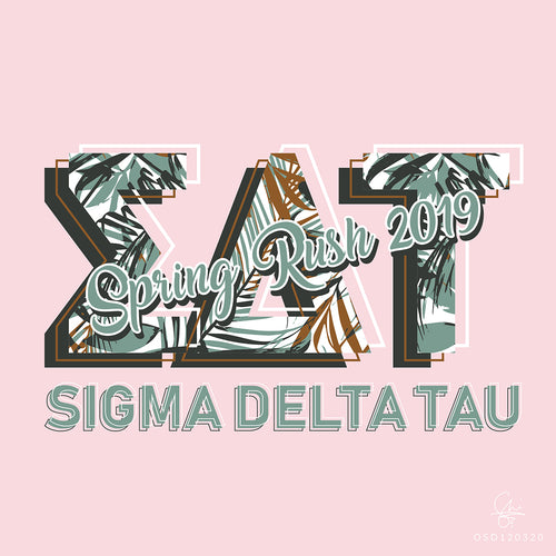 SDT Floral Greek Letters Art