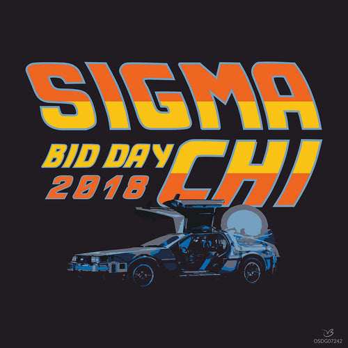 Sigma Chi Back to the Future Art