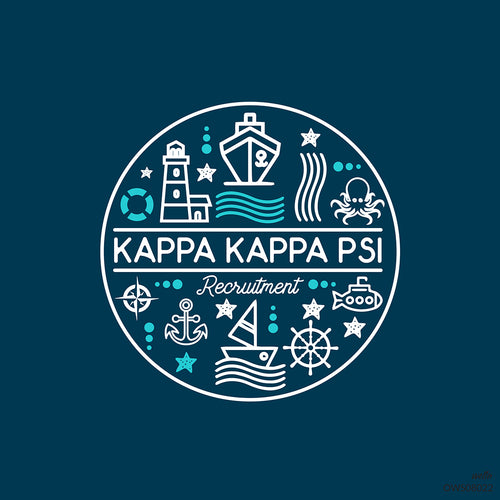 KKPsi Nautical Recruitment Art