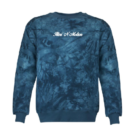 Illini N Motion Tie Dye Crewneck (Listing ID: 6579561824325)