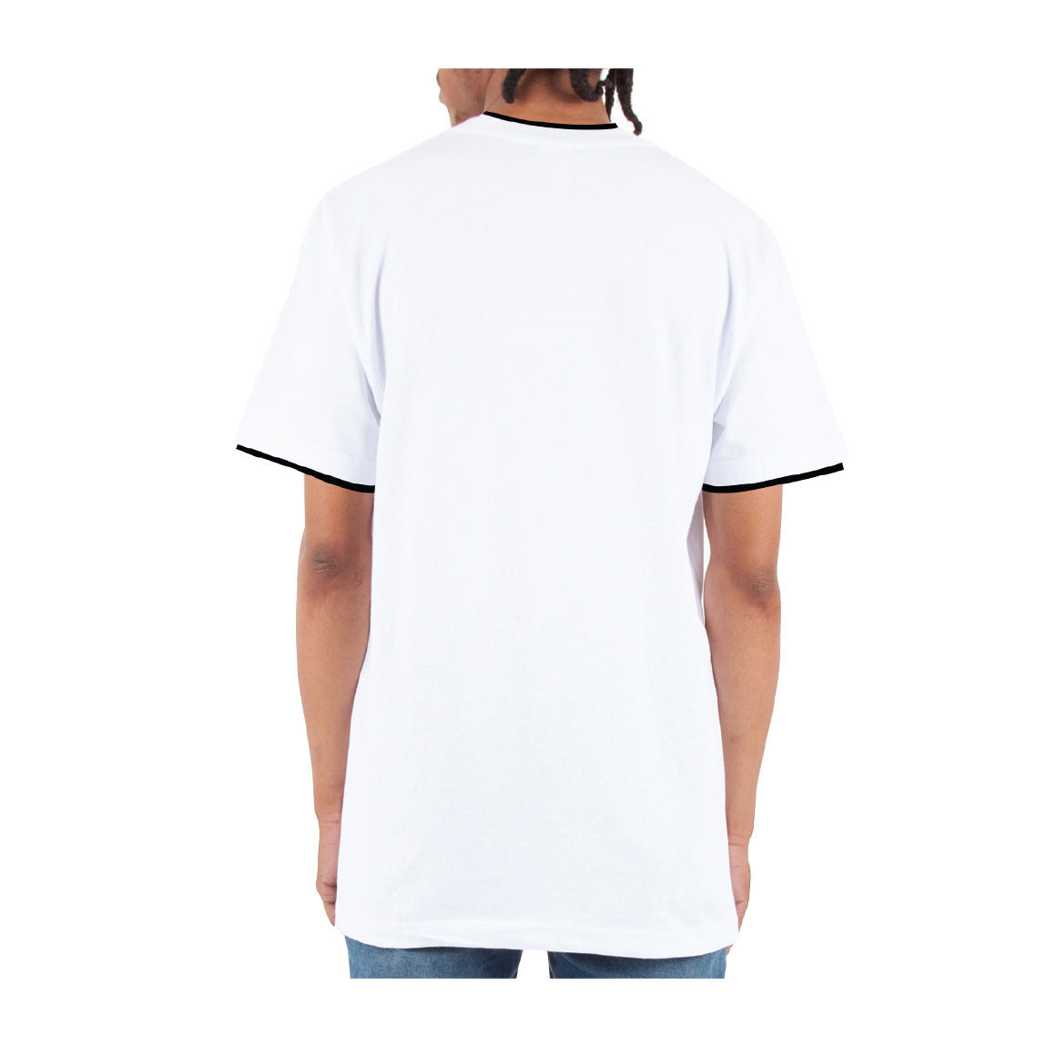 Double Layer Short-Sleeve Crewneck T-Shirt