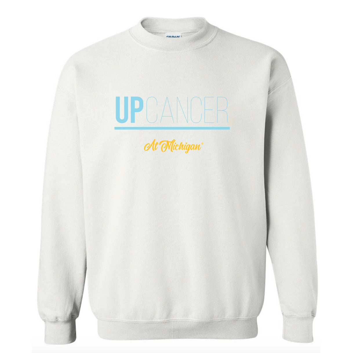 Up Cancer White Crew (Listing ID: 6582553903173)