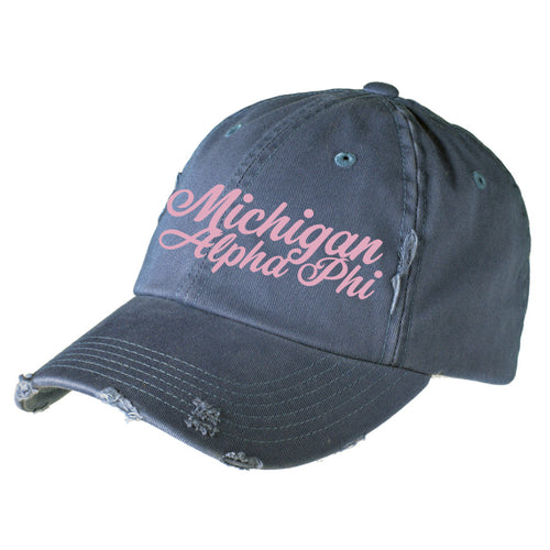 Michigan Alpha Phi Embroidered Hat