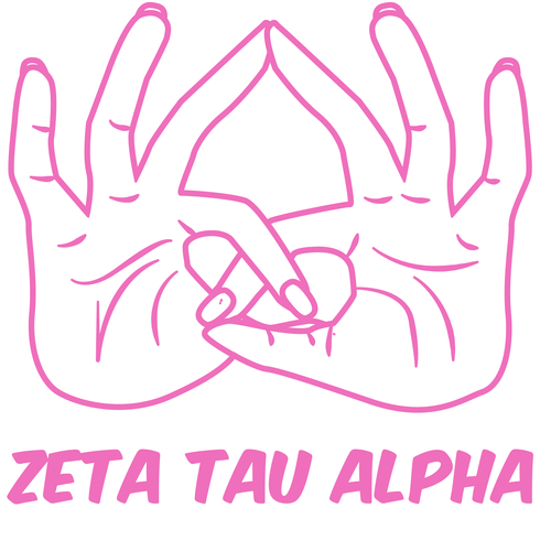 Zeta Tau Alpha Hands Art